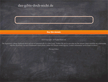 Tablet Screenshot of das-gibts-doch-nicht.de